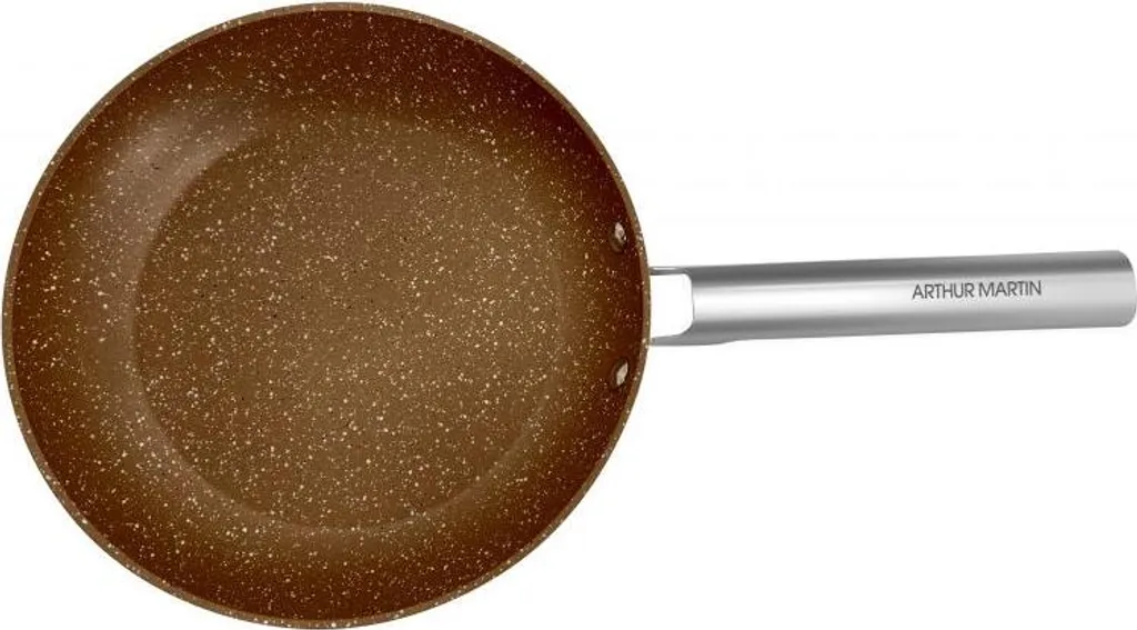 Poêle en aluminium forgé 28 cm Arthur Martin crème haute résistance