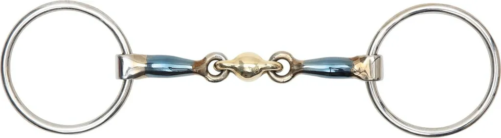 Imboccatura Shires ER827 Blue Sweet Iron 4.5" - Doppia Testa d'Acqua