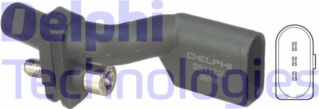 Capteur de vilebrequin Delphi SS11238 OE 036906433B Golf Touran