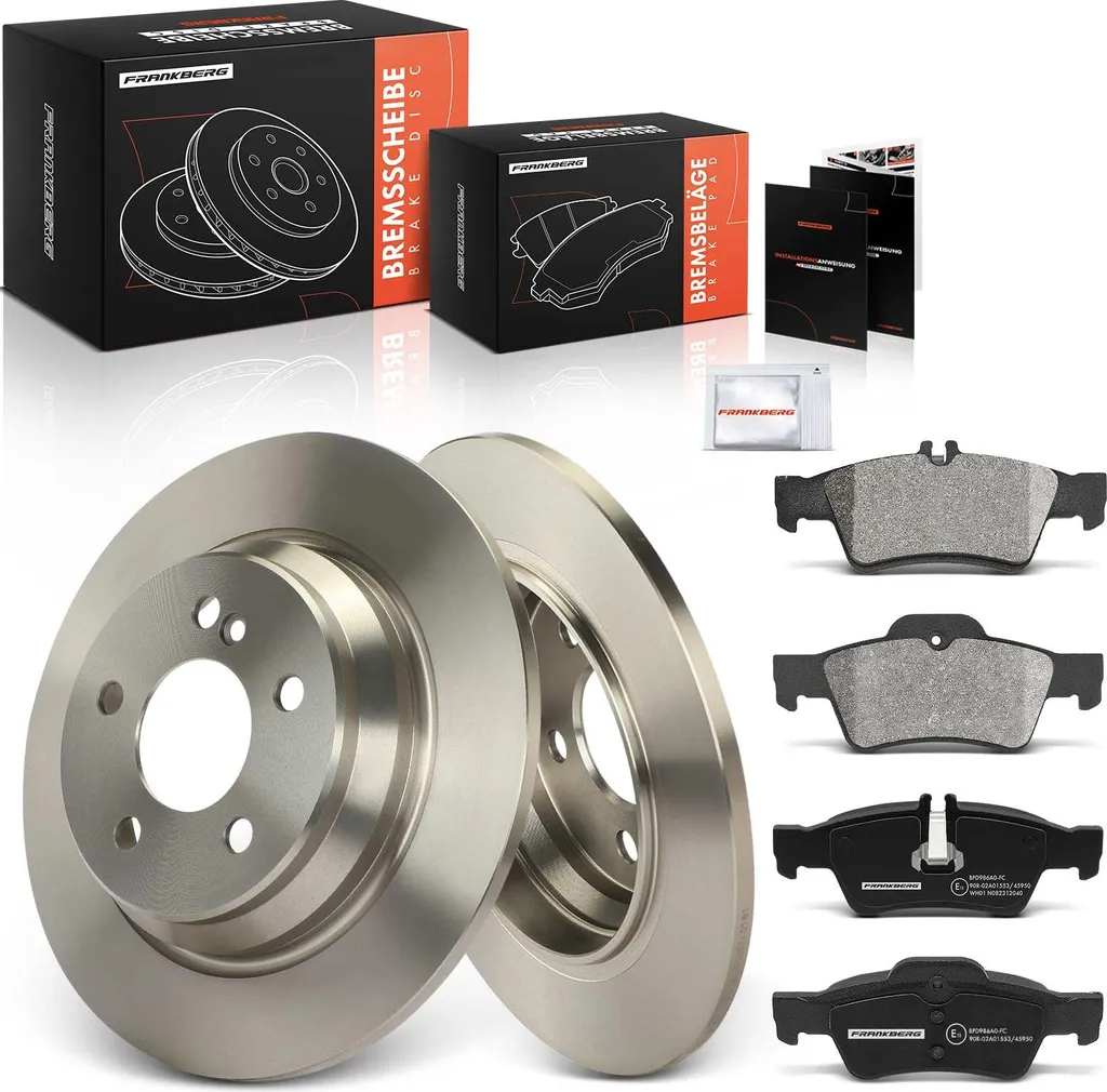 Disques et Plaquettes de Frein Arrière pour Mercedes W220 S280 S320