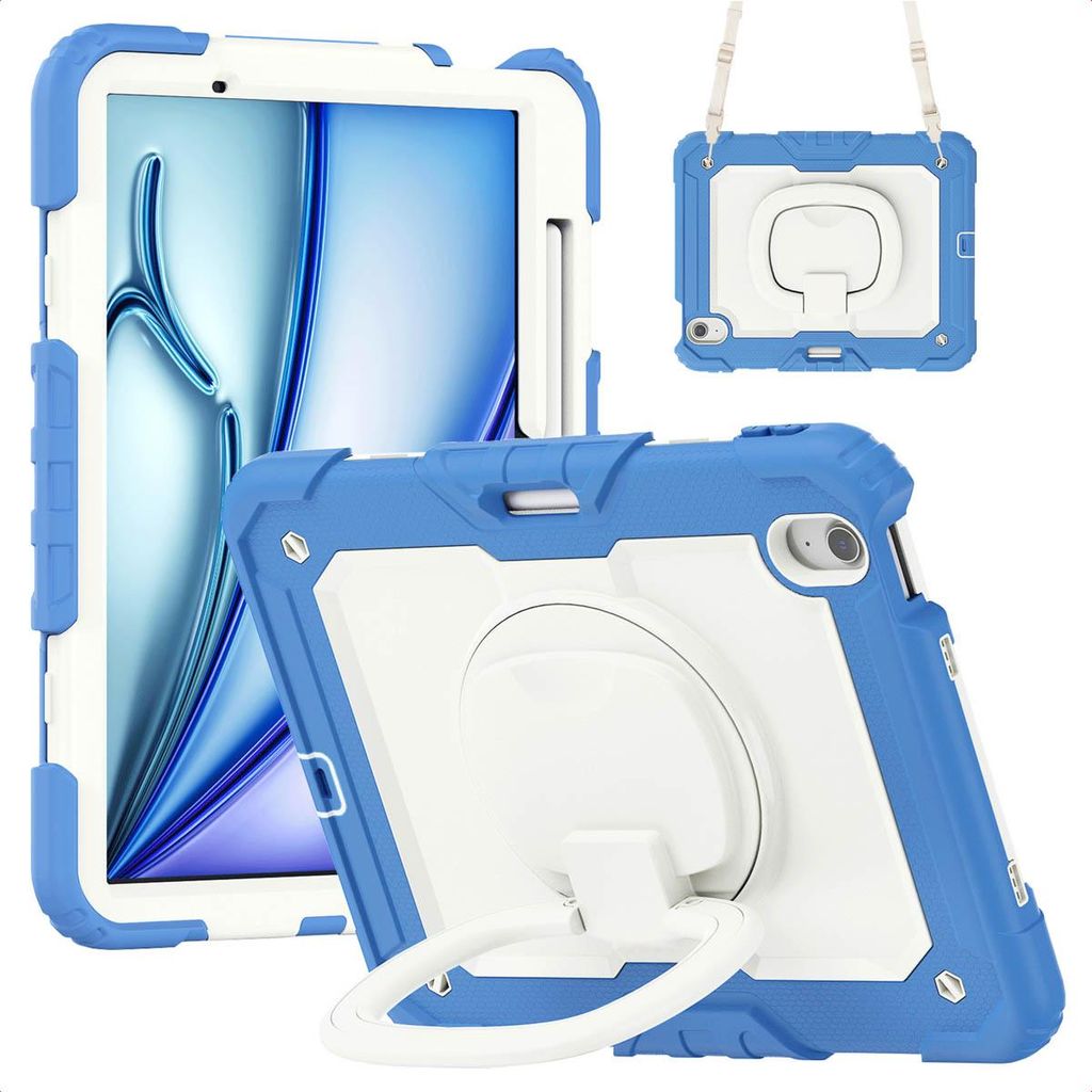 imoshion Rugged Kindersicher Schutzhülle iPad Air 11 Zoll (2025) M3 / (2024) M2 - Blau