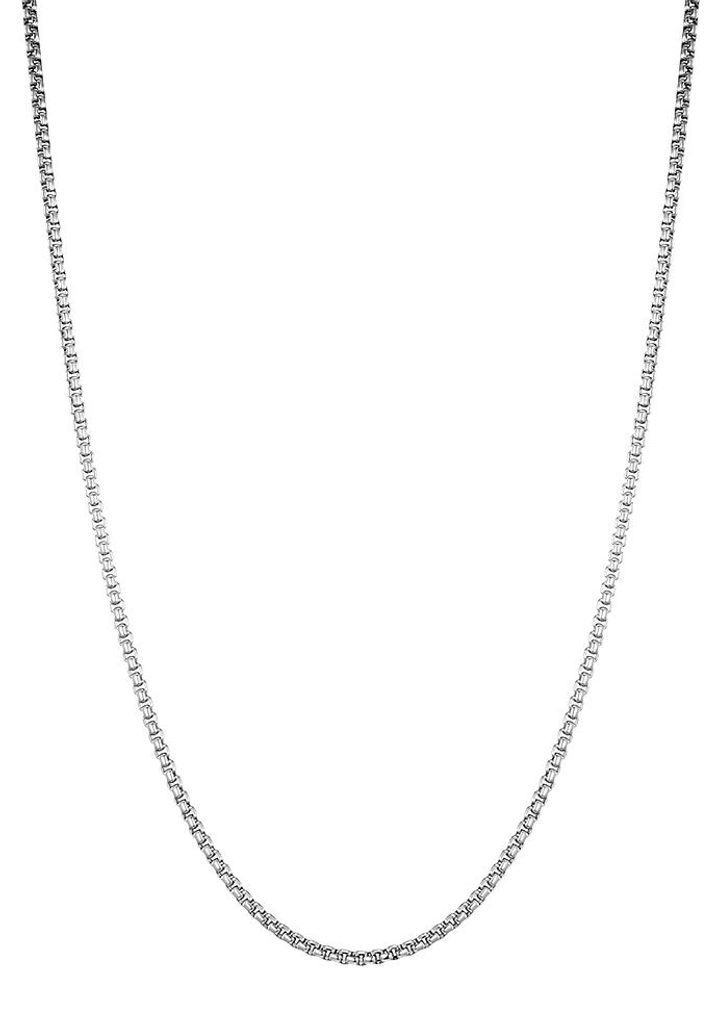 DonDon® Herren Halskette Edelstahl Länge 56 cm - Ø 0,3 cm Produktbild 