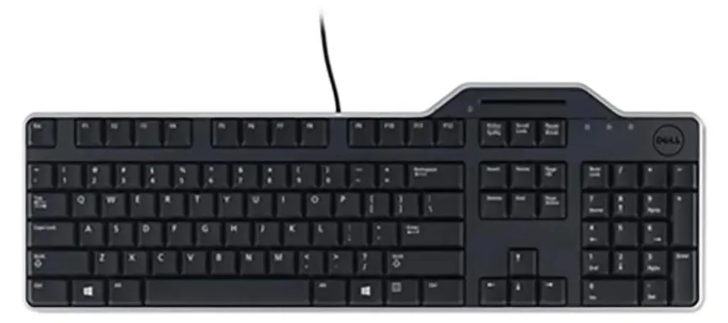 Clavier sécurisé Dell KB813 pour authentification carte à puce USB
