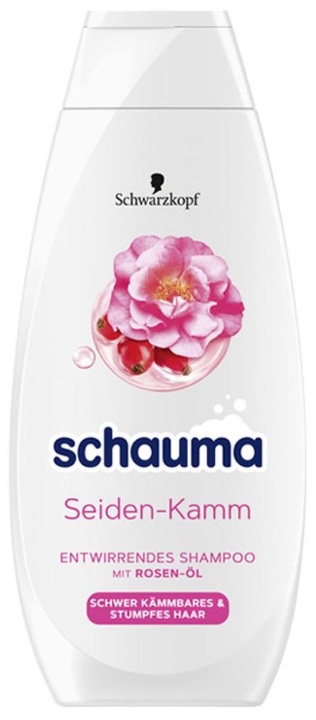 Schauma Szampon Jedwabny Grzebień z Olejkiem Różanym do Zdjęcie produktu 