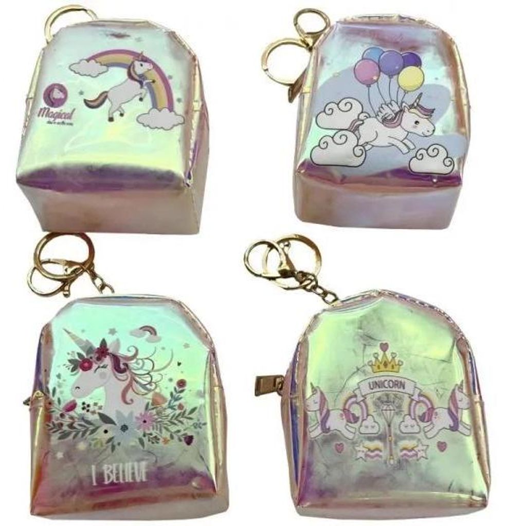 Schimmernde Handtasche mit Einhörnern MIX – Trifox