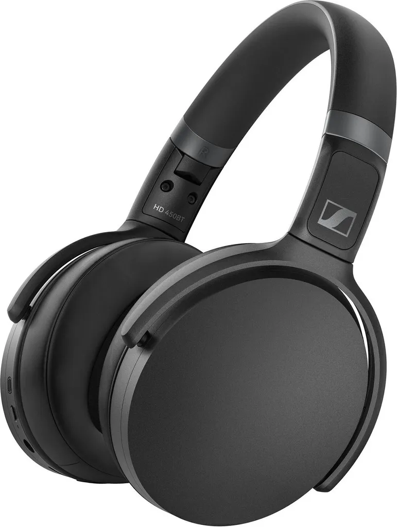 Sennheiser HD 450BT Casque Bluetooth Sans Fil Noir avec Réduction de Bruit