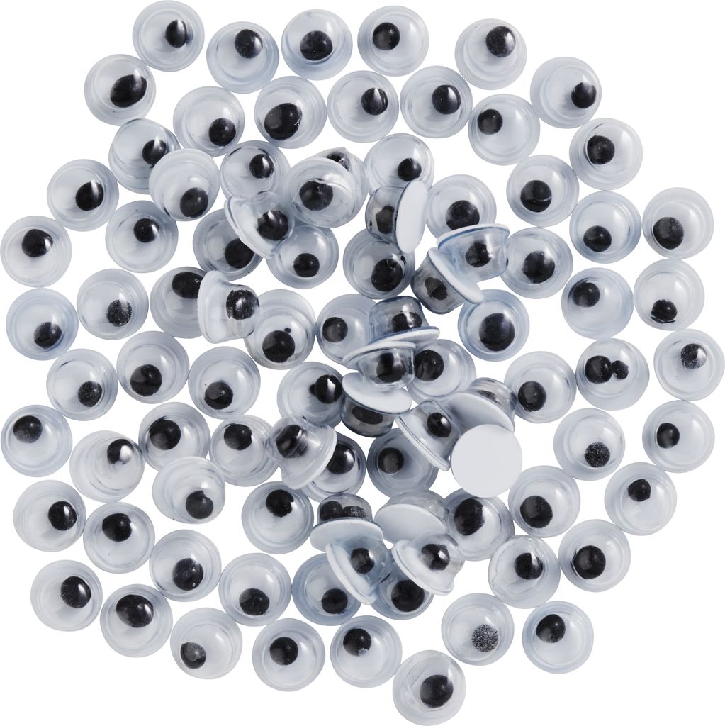 VBS Wackelaugen 4 mm 100 Stück Klebeaugen Bastelaugen für Produktbild 