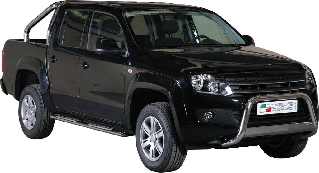 Edelstahl Frontbügel Frontschutzbügel für VW Amarok 2010-2021 Grau Ø 63 mm