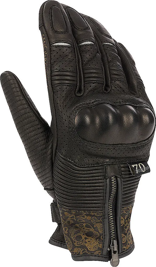 Gants de moto en cuir Segura Kano taille 12 style vintage pour homme
