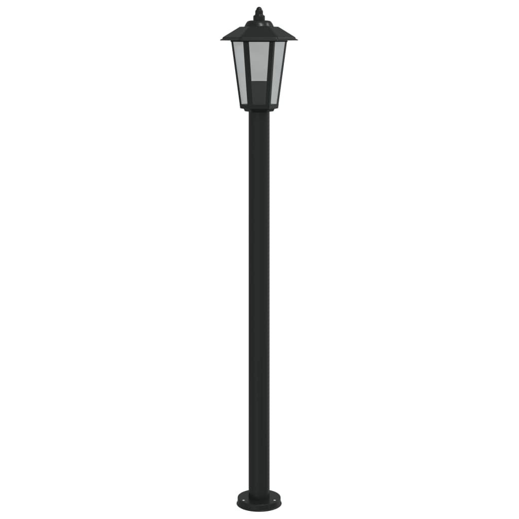 Lampione Da Giardino In Acciaio Inox VidaXL - Altezza 100 Cm, IP44, Attacco E27, Per Esterni - 4