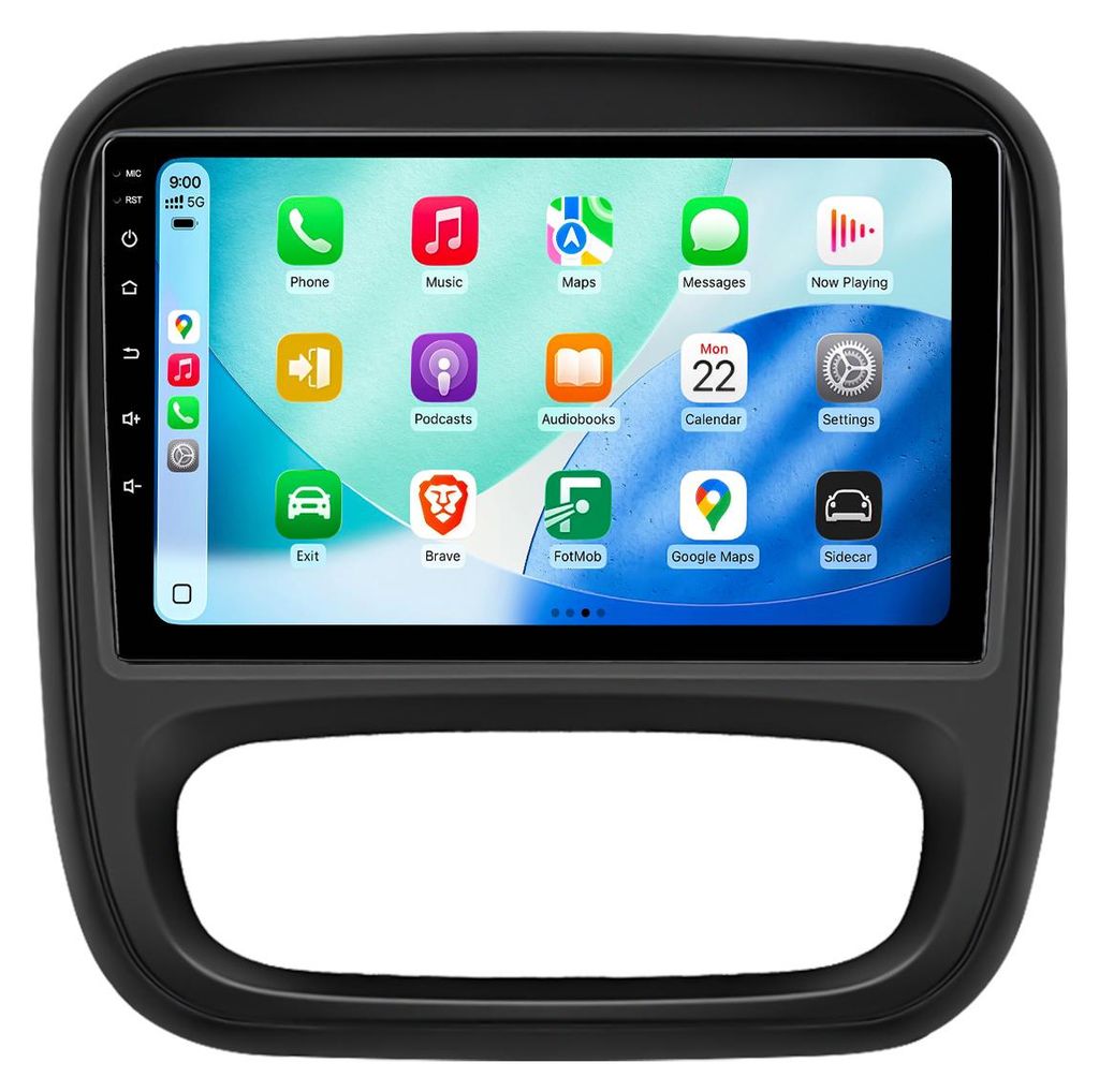 Android autorádio 9 palcov 64 GB pre Renault Trafic 3 Obrázok produktu 
