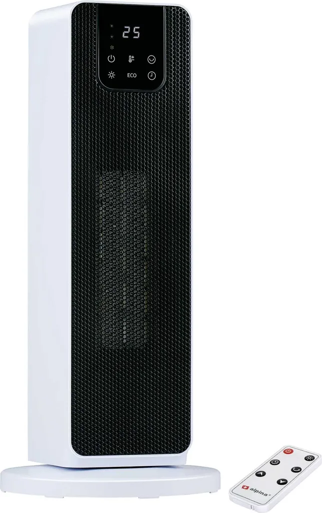 Stufa Elettrica a Torre PTC 2000W | Protezione Surriscaldamento e Timer - 9