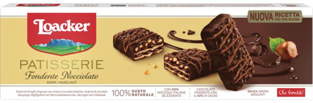 Loacker Fondente Nocciolato oplatkové sušenky s čokoládovým Obrázek produktu 