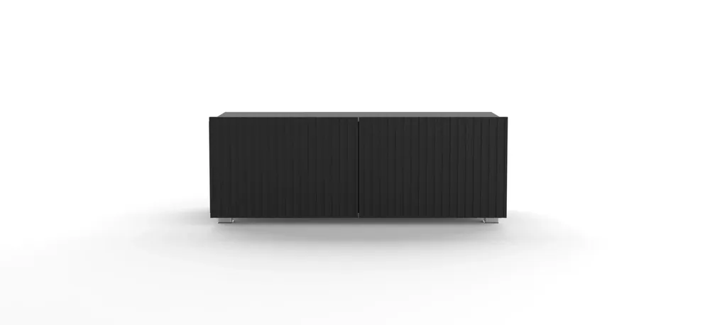 Tavolo porta TV ALAIN 100 Nero | Mobiletto Multifunzione 100cm