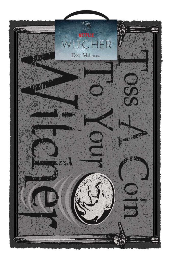 De Witcher deurmat "Toss a Coin", 40 x 60 cm Productafbeelding 
