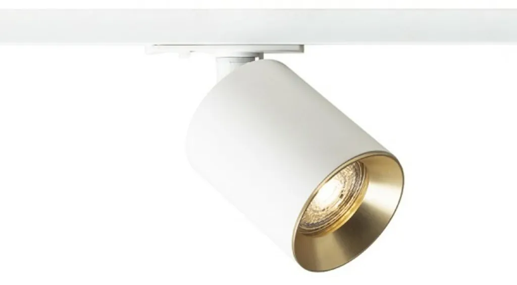 Éclairage Intérieur DARIO Spot Blanc et Doré GU10 9W Idéal pour Couloir