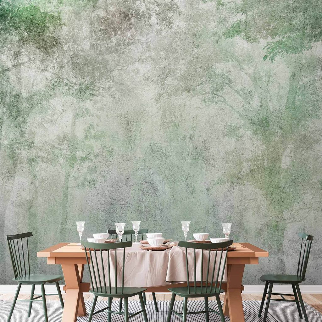 Vlies Fototapete - Forest Relief - First Variant 200x140 cm Blätter c-A-0222-a-b