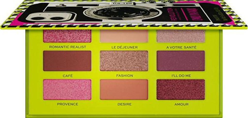 Revolution Emily In Paris Camera Queen Eyeshadow Palette 9 x 0,7 g
