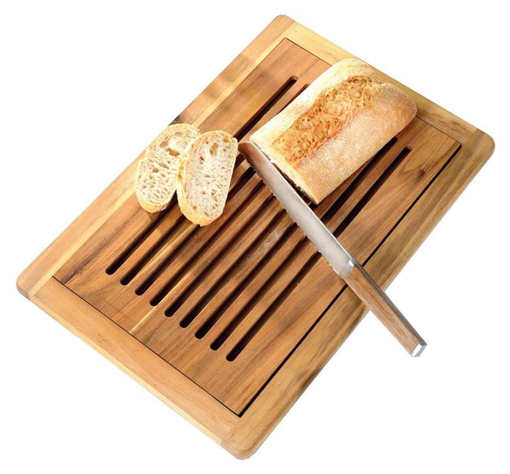 KESPER Tranchierbrett, Brotschneidebrett mit Krümelfach & Produktbild 