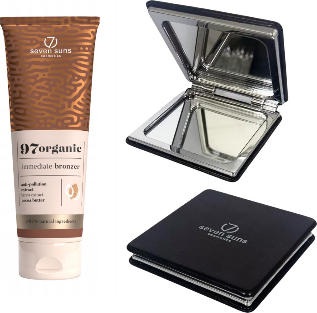 7suns 97organic Natural Instant Bronzer + Gratis Doppelspiegel