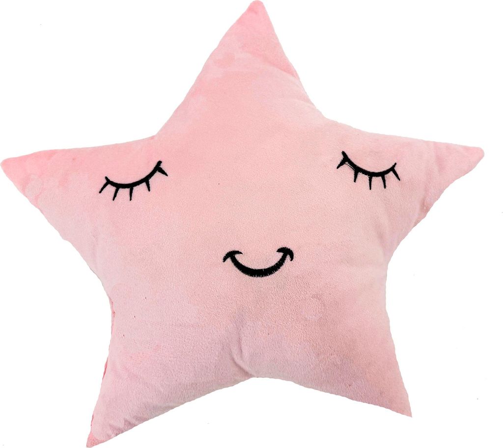Heimtexland Kuschelig weiches Deko Kissen Mond Stern Wolke Formkissen Kinderzimmer Dekoration Kuschelkissen Zierkissen Geschenk Geburt Typ916 St...
