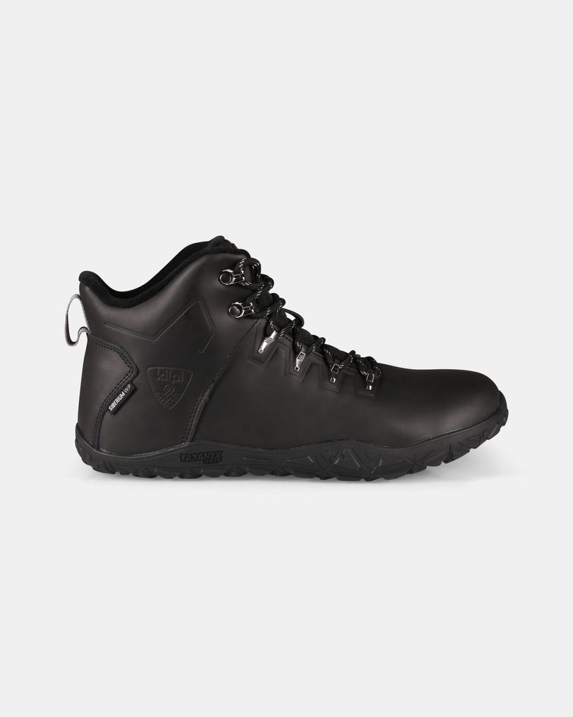 Unisex hohe Outdoor-Barfußschuhe Kilpi BARE LEATHER HIGH-U, SCHWARZ, Größe 39
