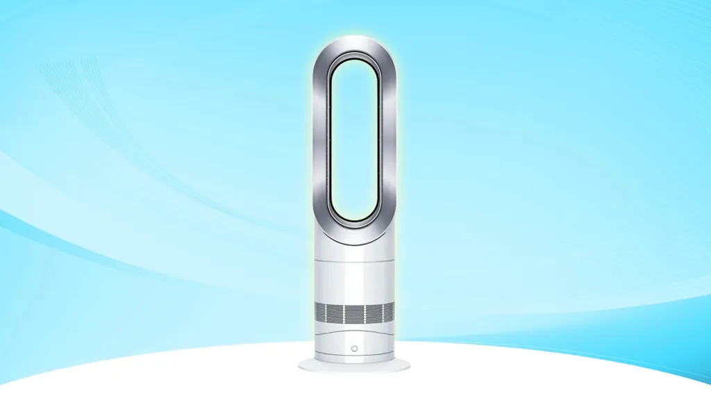 Dyson Hot+Cool AM09 Nickel Blanc - Chauffage d'Appoint et Fraîcheur Été - 37