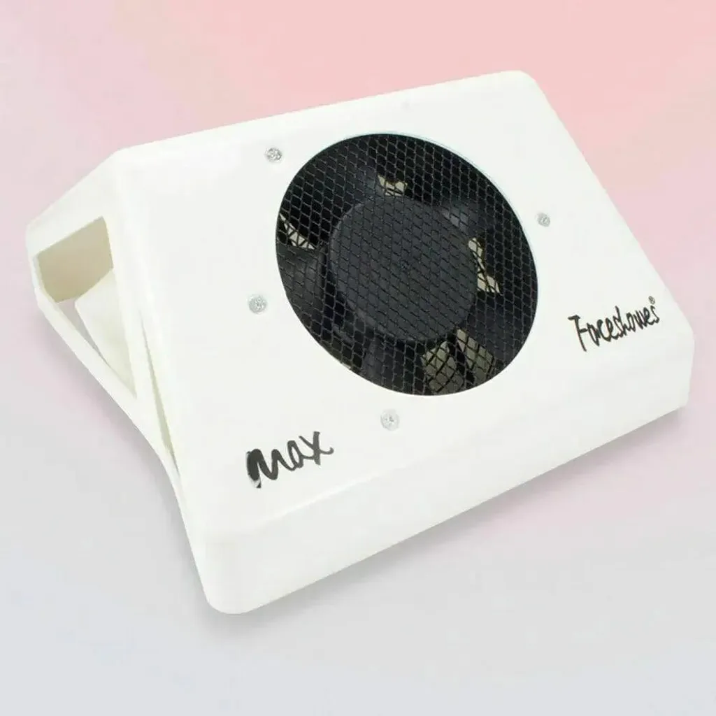 Aspirateur à ongles de table 65W blanc compact pour manucure