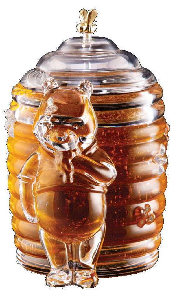 Bohemia Honigbär Kristallbehälter