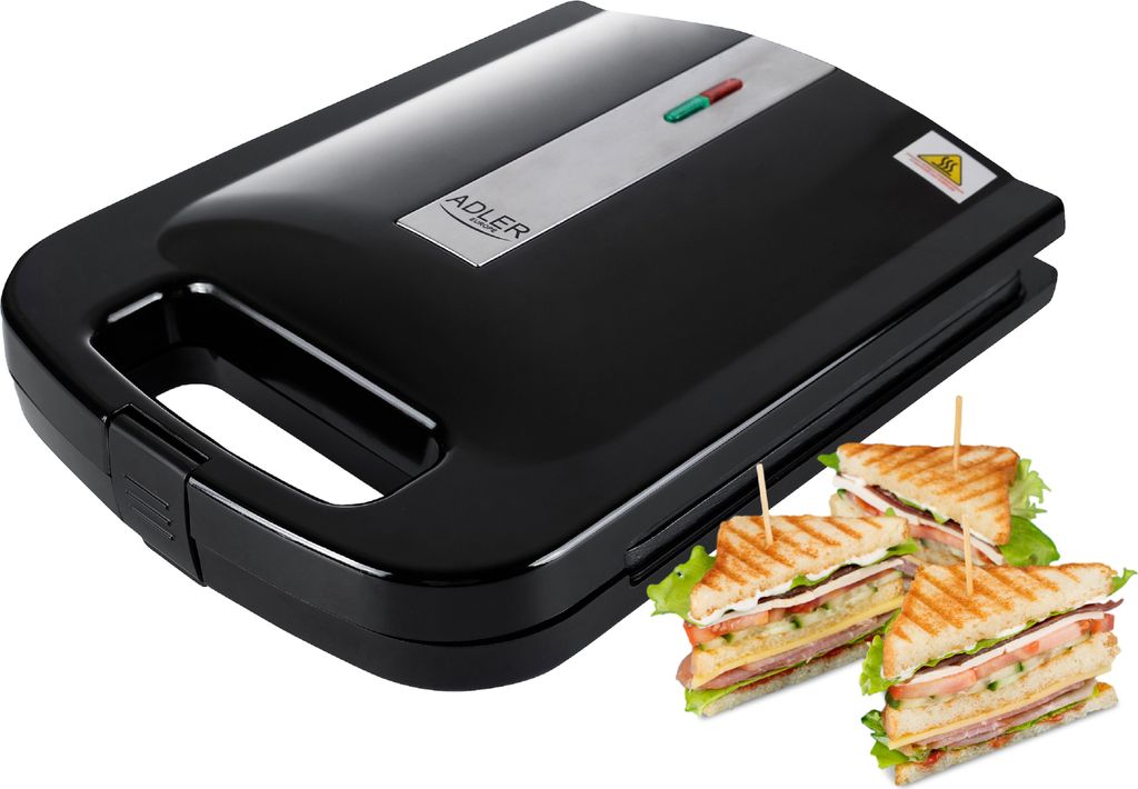 Adler AD 3055, Schwarz, Silber, 240 x 220 mm, 2000 W, 220 0 Produktbild 