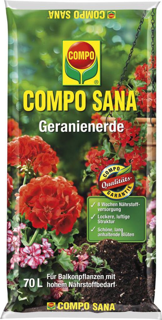 COMPO SANA® Geranienerde, 70 Liter Blumenerde Kaufland.de
