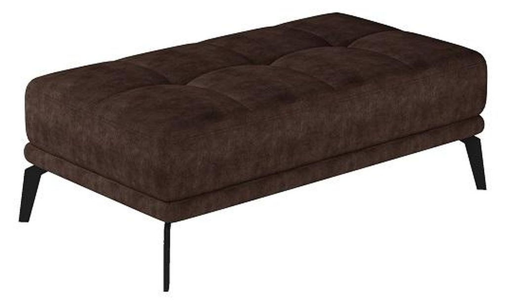 Fußhocker Lounge Hocker xxl Club Ottomane Pufa Leder Textil Ottoman Designer Neu