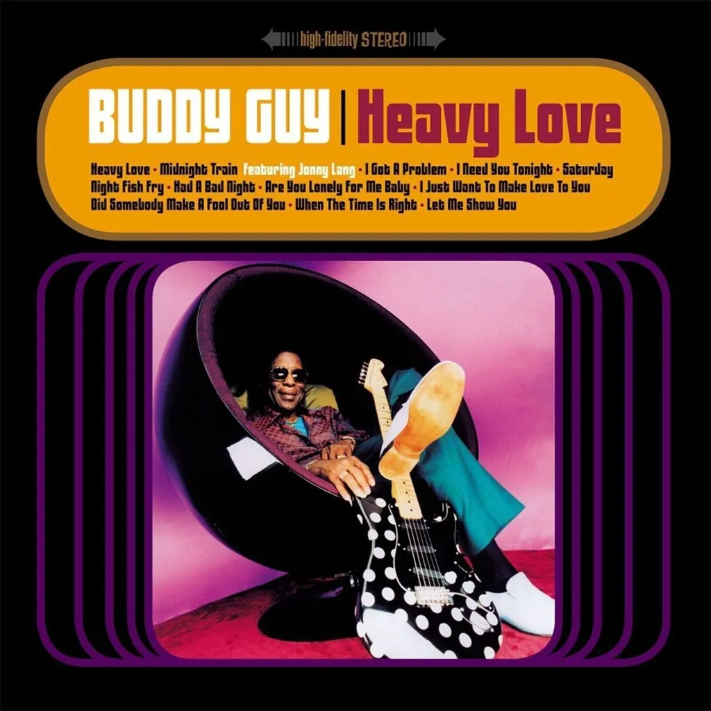 Disque Vinyle Heavy Love de Buddy Guy Marbré Rose et Violet 180g Neuf