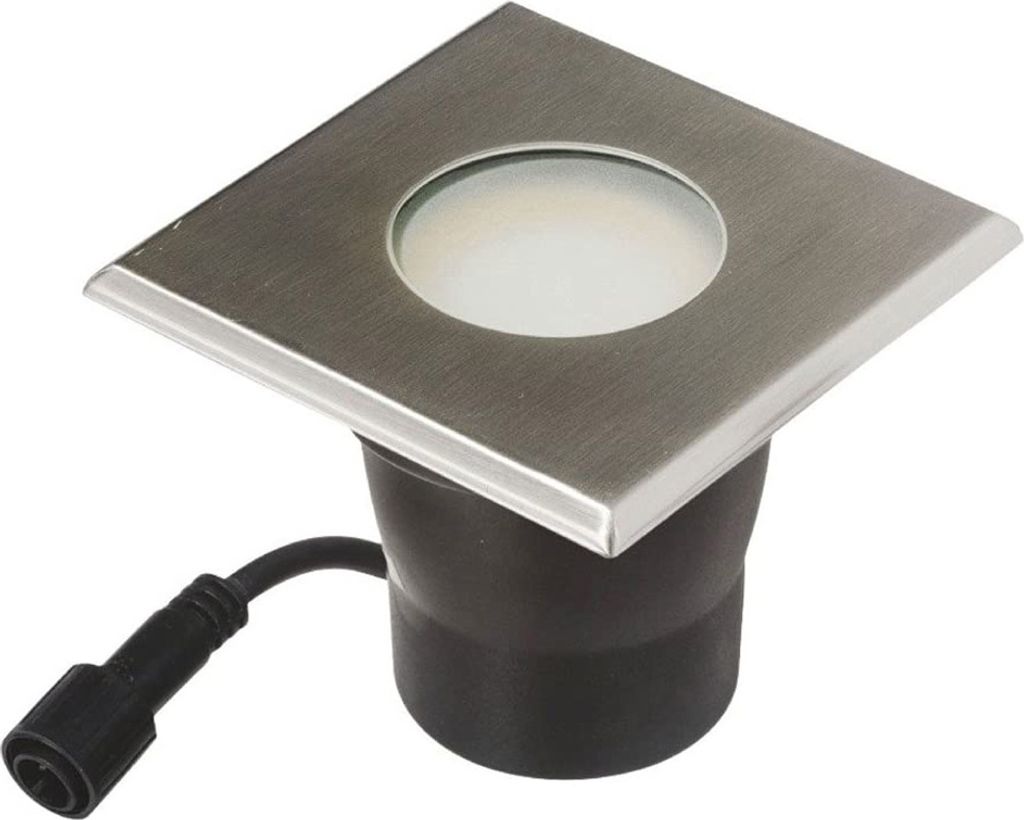Easy Connect LED encastrable acier inoxydable carré 12x12cm Image du produit 