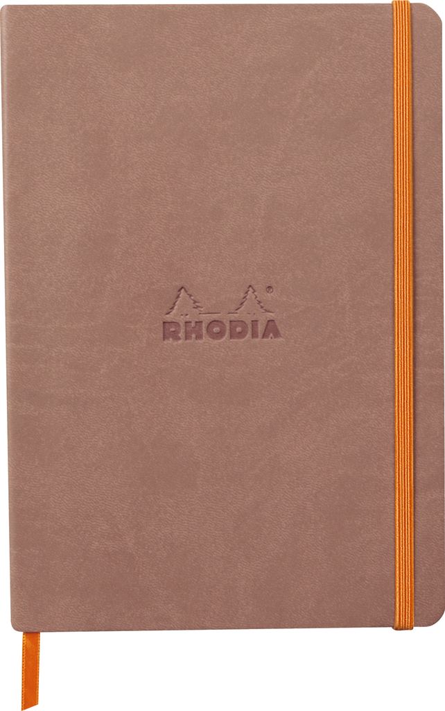 Rhodia NB soft A5 dot 80Bl roseholz