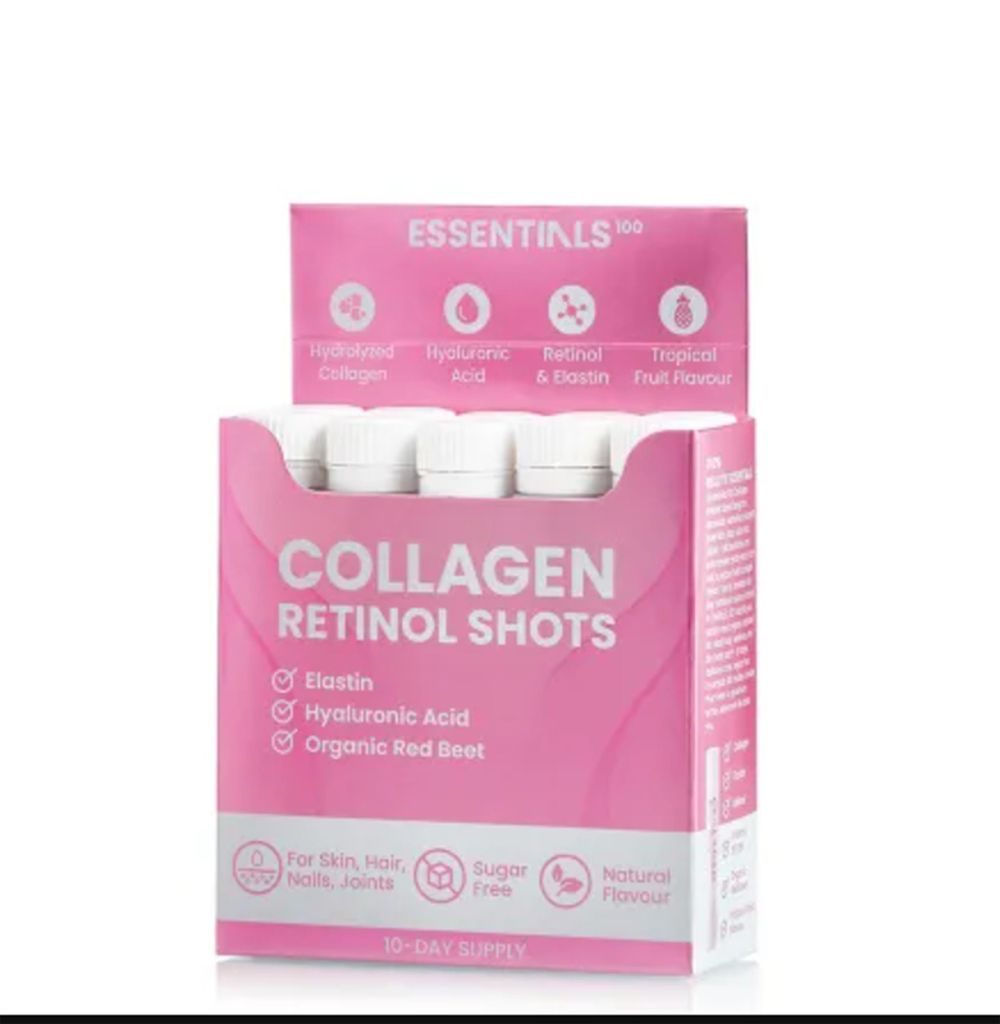 Swedish Nutra ESSENTIALS 100 Collageen Retinol Shots Produktbild 