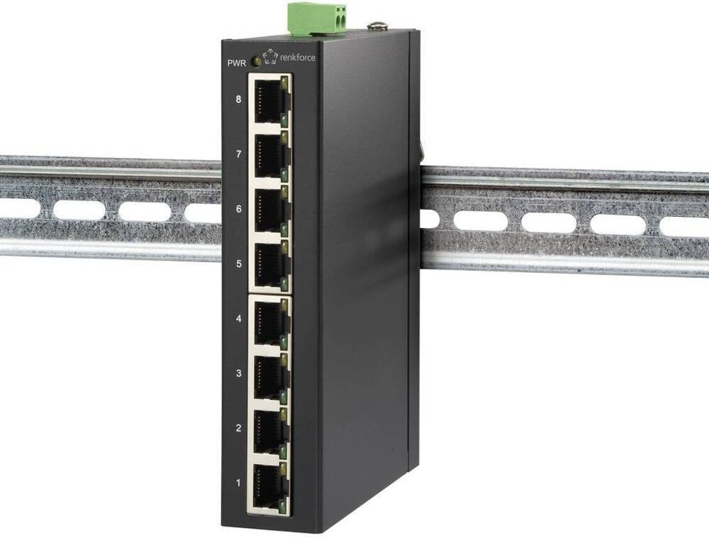 Renkforce FEH-800 Industrial Ethernet Switch RF-3394868