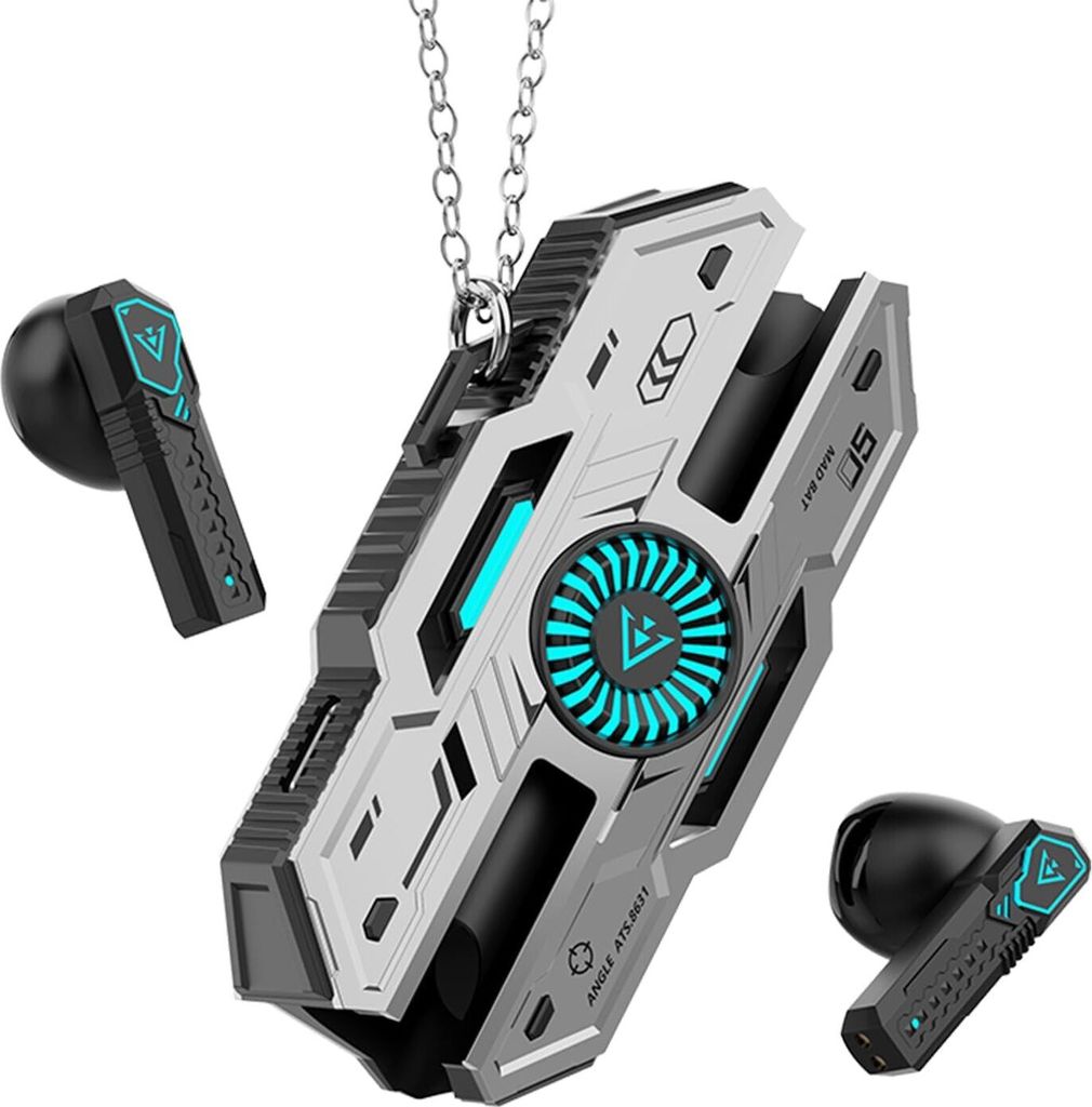 In-Ear Gaming Kopfhörer kabellos,Bluetooth Wireless Earbuds mit Mikrofon,extrem niedrige Latenz, Dual-Modus im Ohr,LED-Anzeige,Ladecase,Gaming Hea...