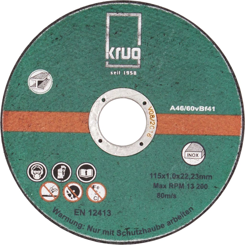 Trennscheibe Inox C 115x1.0 mm für Edelstahl Metal Blech Eisen