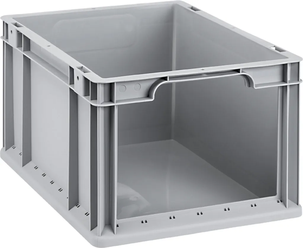 Boîte de rangement robuste Allit 456832 EuroStore L422 empilable et grise