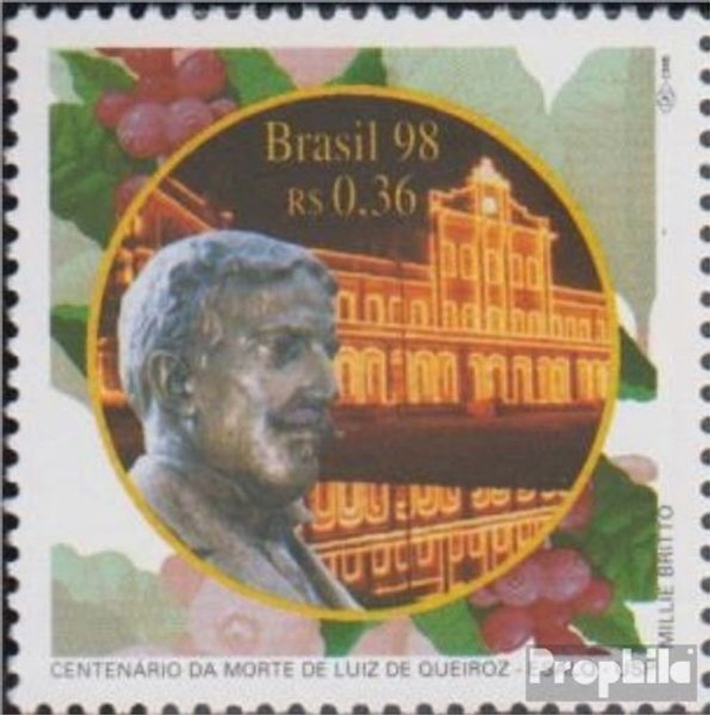 Briefmarken Brasilien 1998 Mi 2878 (kompl.Ausg.) postfrisch Luiz Vicente de Souza Queroz
