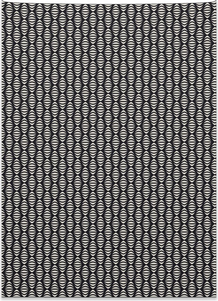 Abakuhaus Abstrakt Wandteppich, Geometrisches Streifen-Design aus Weiches Mikrofaser Stoff Kein Verblassen Klare Farben Waschbar, 110 x 150 cm, Bei...