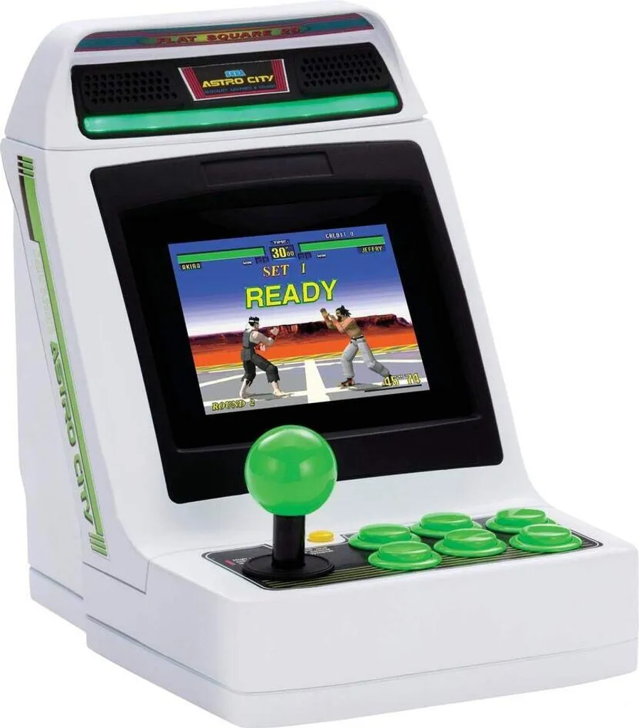 Console Rétro Sega Astro City Mini V Borne d'Arcade Verticale Transparente