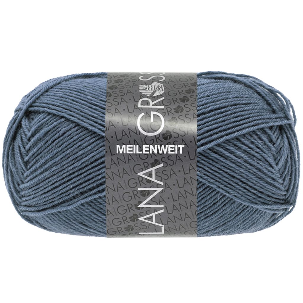 Lana Grossa - Meilenweit 4-fach 50g 1415 jeansblau Produktbild 