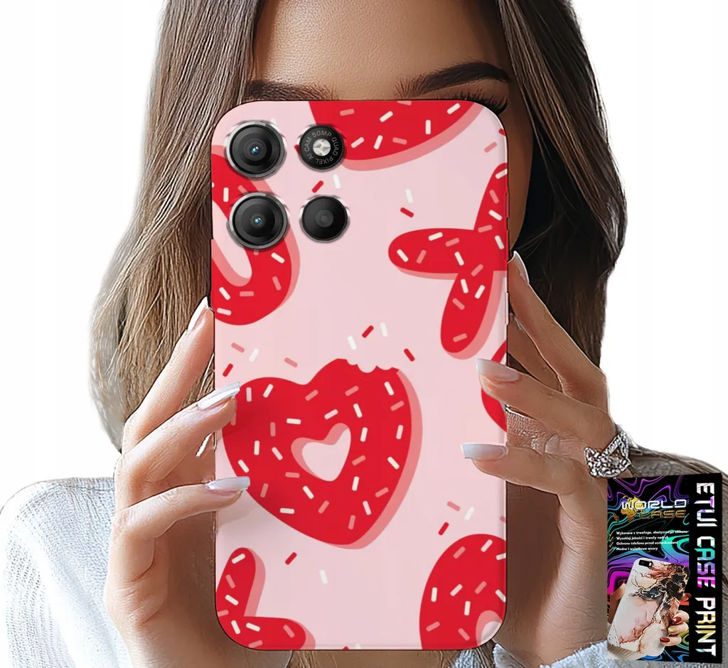 Cover Motorola Edge 60 Pro 5G Donna: Cuori Xoxo e Lamina Soft