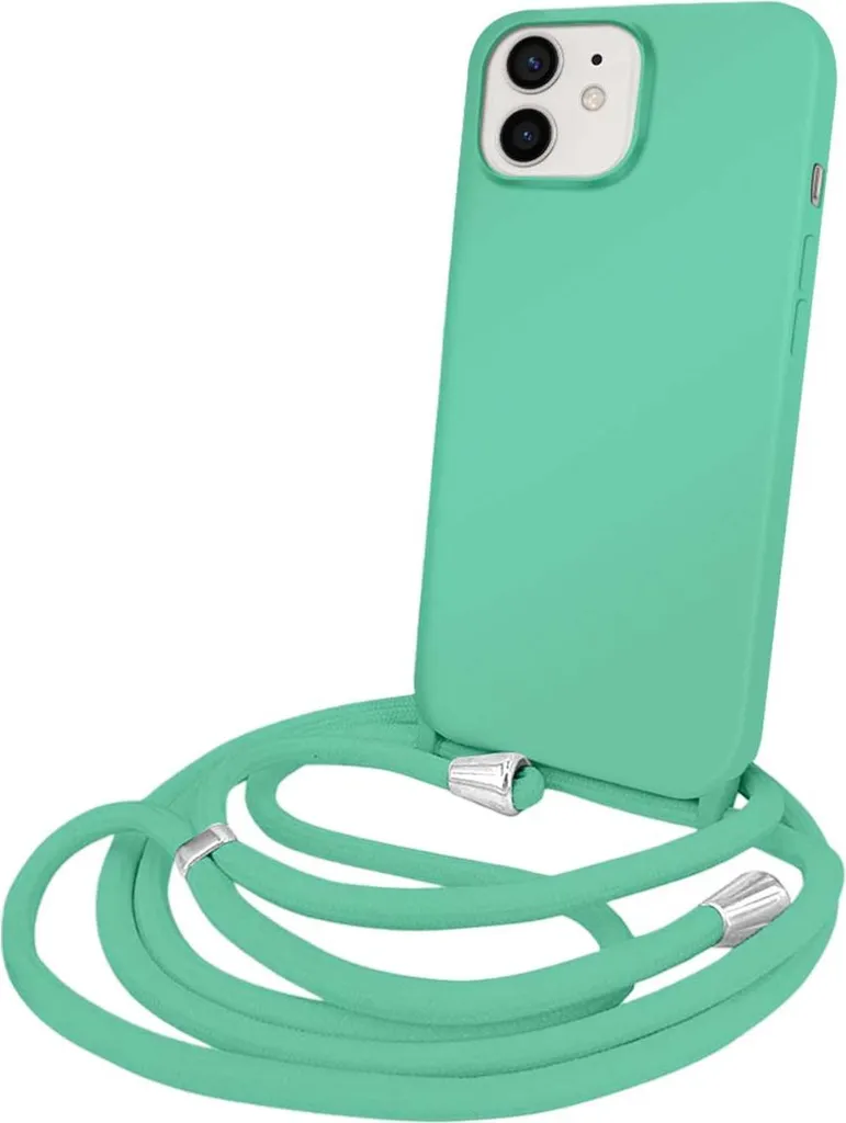 moex Collana per Cellulare Compatibile con Huawei Mate 10 PRO, Custodia con Cinturino Regolabile in Argento