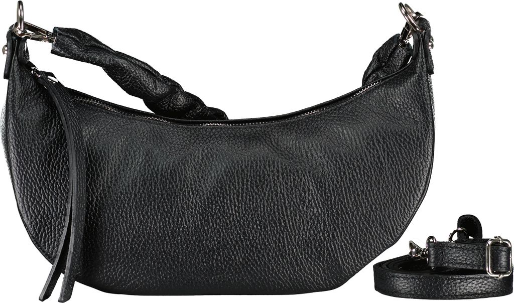 Hausfelder Manufaktur Beuteltasche Moonbag Schwarz onesize