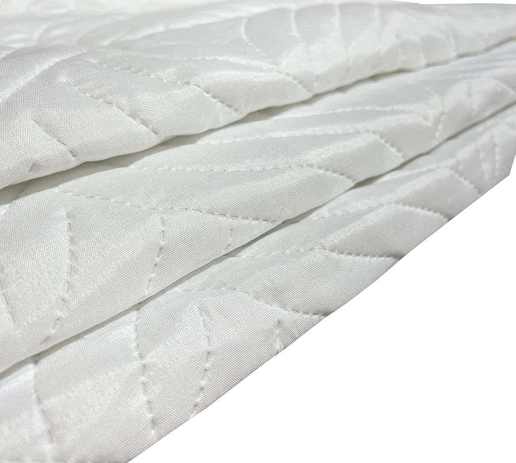 Tagesdecke Bettüberwurf 220x240 cm weiß Uni Einfarbig Produktbild 3