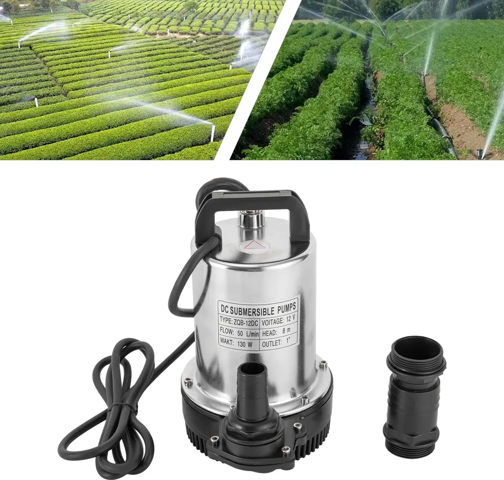 Pompe eaux usées inox compacte à gros débit - Capacité 6000L/H - 3