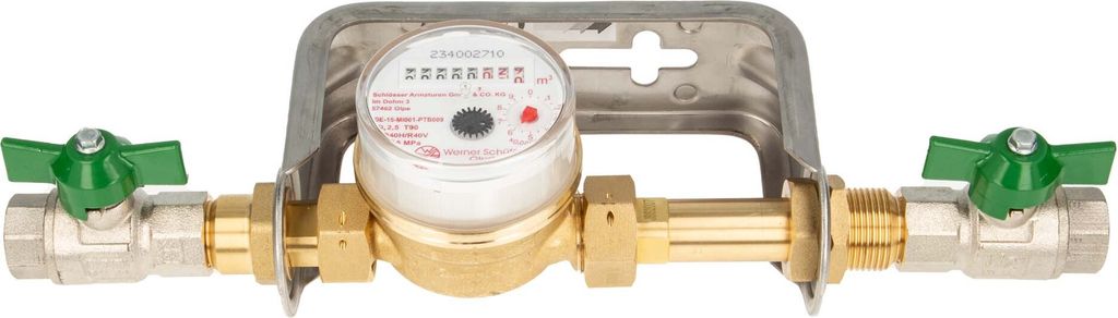 Einstrahlzähler ETK Kombi-Set (Warmwasser) bis 90 Grad Produktbild 
